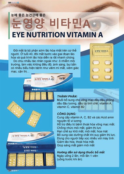 Viên uống  EYE NUTRITION VITAMIN A HÀN QUỐC SP001148